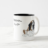 サンベルナール峠のよだれのコップ ツートーンマグカップ (正面右)