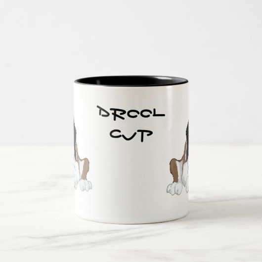 サンベルナール峠のよだれのコップ ツートーンマグカップ (中央)