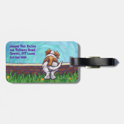 サンベルナール峠のギフト及び付属品 ラゲッジタグ (裏面横)