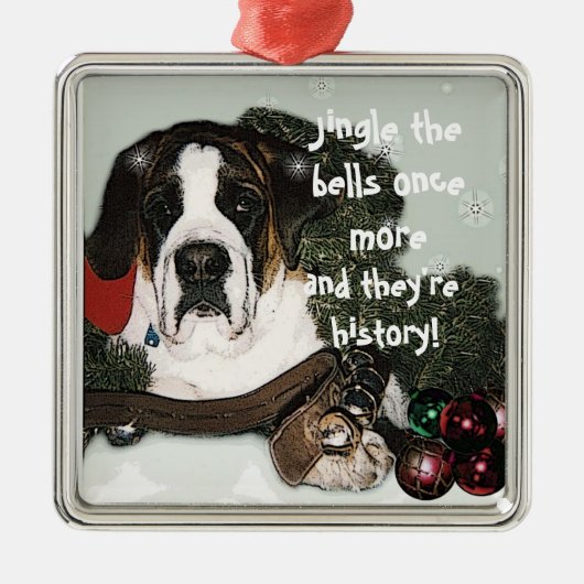 サンベルナール峠のクリスマスのオーナメント メタルオーナメント (正面)