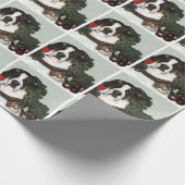 サンベルナール峠のクリスマスの包装紙 ラッピングペーパー (角)