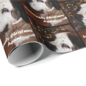 サンベルナール峠のクリスマスの覆い ラッピングペーパー (ロールコーナー)