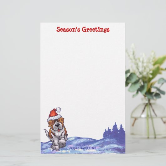 サンベルナール峠のクリスマス 便箋 (スタンド正面)