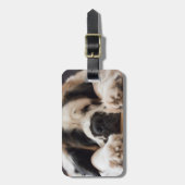 サンベルナール峠のドッグタッグ ラゲッジタグ (正面縦)