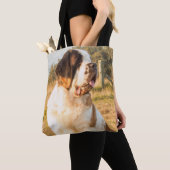 サンベルナール峠のバッグ トートバッグ (クローズアップ)