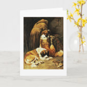 サンベルナール峠の信頼 カード (黄色い花)