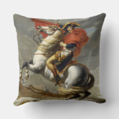 サンベルナール峠の壮大なパスを交差させているナポレオン クッション (裏面)