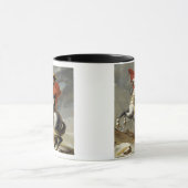 サンベルナール峠の壮大なパスを交差させているナポレオン マグカップ (中央)