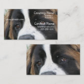 サンベルナール峠の子犬の名刺 名刺 (正面/裏面)