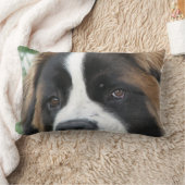 サンベルナール峠の子犬の枕 ランバークッション (ブランケット)