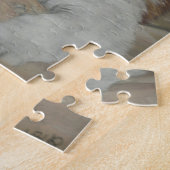 サンベルナール峠の子犬の絵画 ジグソーパズル (側面)