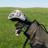 サンベルナール峠の絵画-かわいい元の犬の芸術 ゴルフヘッドカバー (インサイチュ)