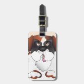 サンベルナール峠の荷物のラベル ラゲッジタグ (正面縦)