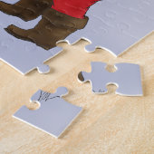 サンベルナール峠のJowlyクリスマスの挨拶 ジグソーパズル (側面)