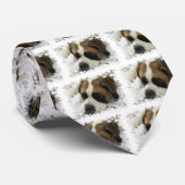 サンベルナール峠犬の人のタイ ネクタイ (ロール)