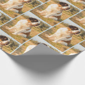 サンベルナール峠犬の覆い ラッピングペーパー (角)