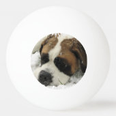 サンベルナール峠犬 卓球ボール (裏面)
