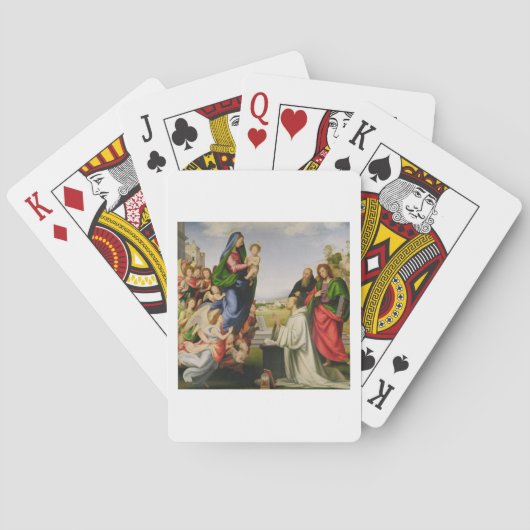 サンベルナール峠1504-07年へのヴァージンの亡霊( トランプ (裏面)