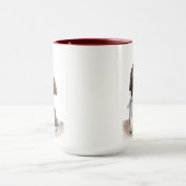 サンベルナール峠de Clairvauxのポートレート マグカップ (中央)