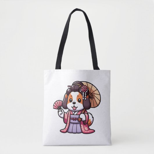 サンベルナール犬着物 トートバッグ (正面)