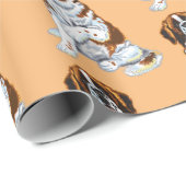 サンベルナール犬 ラッピングペーパー (ロールコーナー)