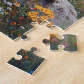 サンベルナール風光明媚な野草畑 ジグソーパズル (側面)