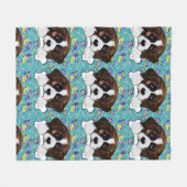 サンベルナール フリースブランケット (正面(横))