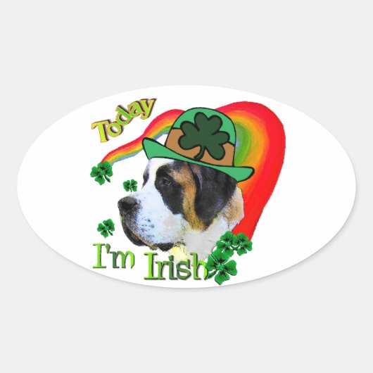 サンベルナールSt patricks 楕円形シール (正面)