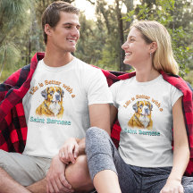 サンベルネカスタムパパドッグ犬ママTシャツ