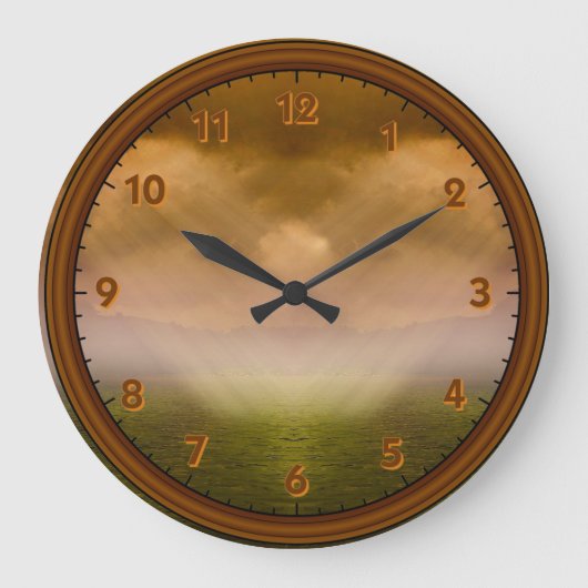 サンベems ラージ壁時計 (正面)