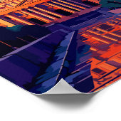 サンペターズバシリカヴィンテージ旅行イラストレーション ポスター (角)