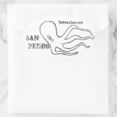 サンペドロたこシール 楕円形シール (バッグ)