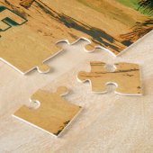 サンペドロベリーズヴィンテージパームツリーズお土産 ジグソーパズル (側面)