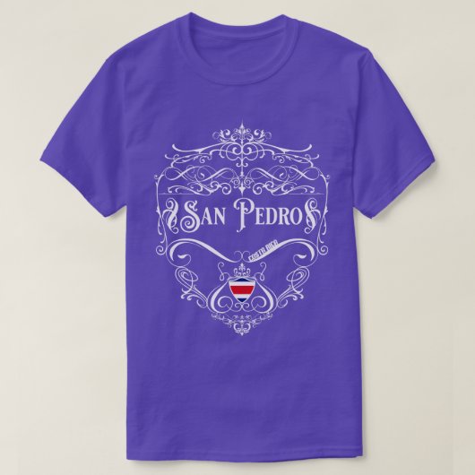 サンペドロヴィンテージデザイン1 Tシャツ (デザイン正面)