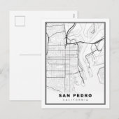 サンペドロ地図 シーズンポストカード (正面/裏面)