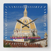 サンペドロ大聖堂カルタヘナウォールクロック スクエア壁時計 (正面)