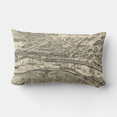 サンペドロ(1902年)のヴィンテージの絵解き地図 ランバークッション (裏面)