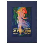 サンペレグリノのヴィンテージPosterEurope クリップボード (裏面)