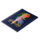 サンペレグリノヴィンテージポスターヨーロッパ ノートブック (左側)