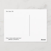 サンホセさん、カリフォルニア州 – ポストカード (裏面)