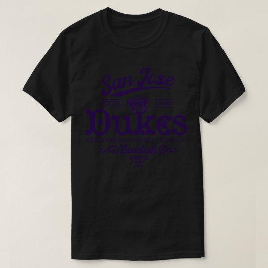 サンホセデュケス野球 Tシャツ (デザイン正面)