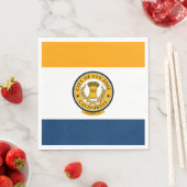 サンホセ市旗(カリフォルニア州) スタンダードランチョンナプキン (インサイチュ)