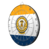 サンホセ市旗（カリフォルニア州） ダーツボード (正面右)