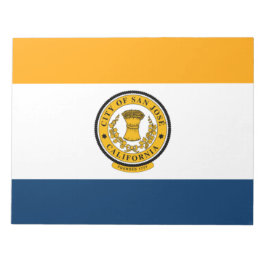 サンホセ市旗（カリフォルニア州） ノートパッド