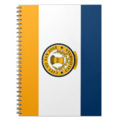 サンホセ市旗(カリフォルニア州) ノートブック (正面)