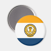 サンホセ市旗(カリフォルニア州) マグネット (正面/裏面)