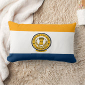 サンホセ市旗(カリフォルニア州) ランバークッション (ブランケット)