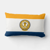 サンホセ市旗(カリフォルニア州) ランバークッション (裏面)