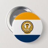 サンホセ市旗（カリフォルニア州） 缶バッジ (正面&裏面)