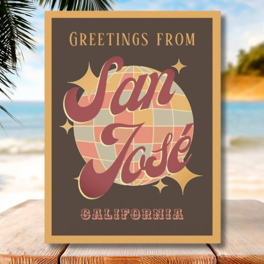 サンホセ・カリフォルニアUSAレトロヴィンテージはがき ポストカード